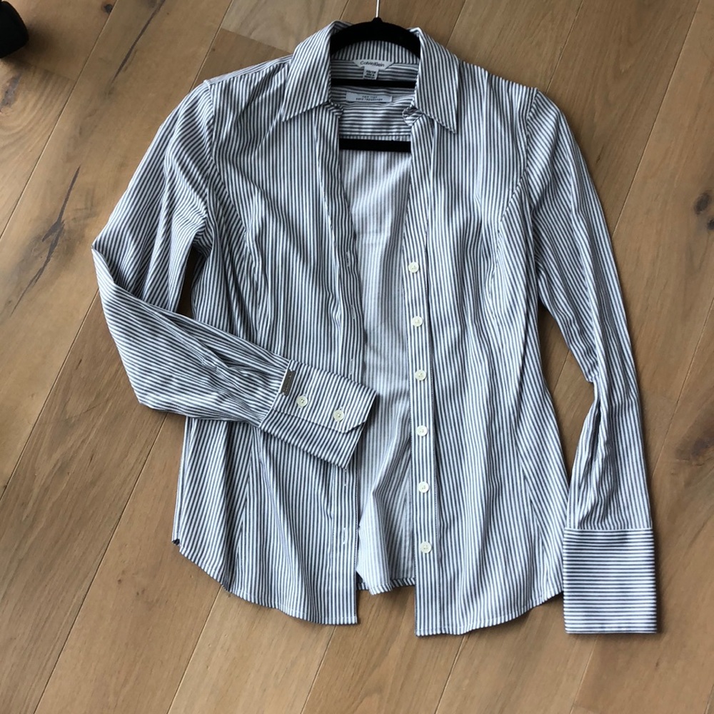 Calvin Klein non iron slim fit button down